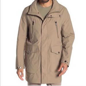 Michael Kors Waxed Front Zip Jacket NWT